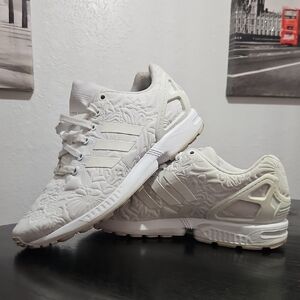 adidas Women's White Embroidered Sneakers